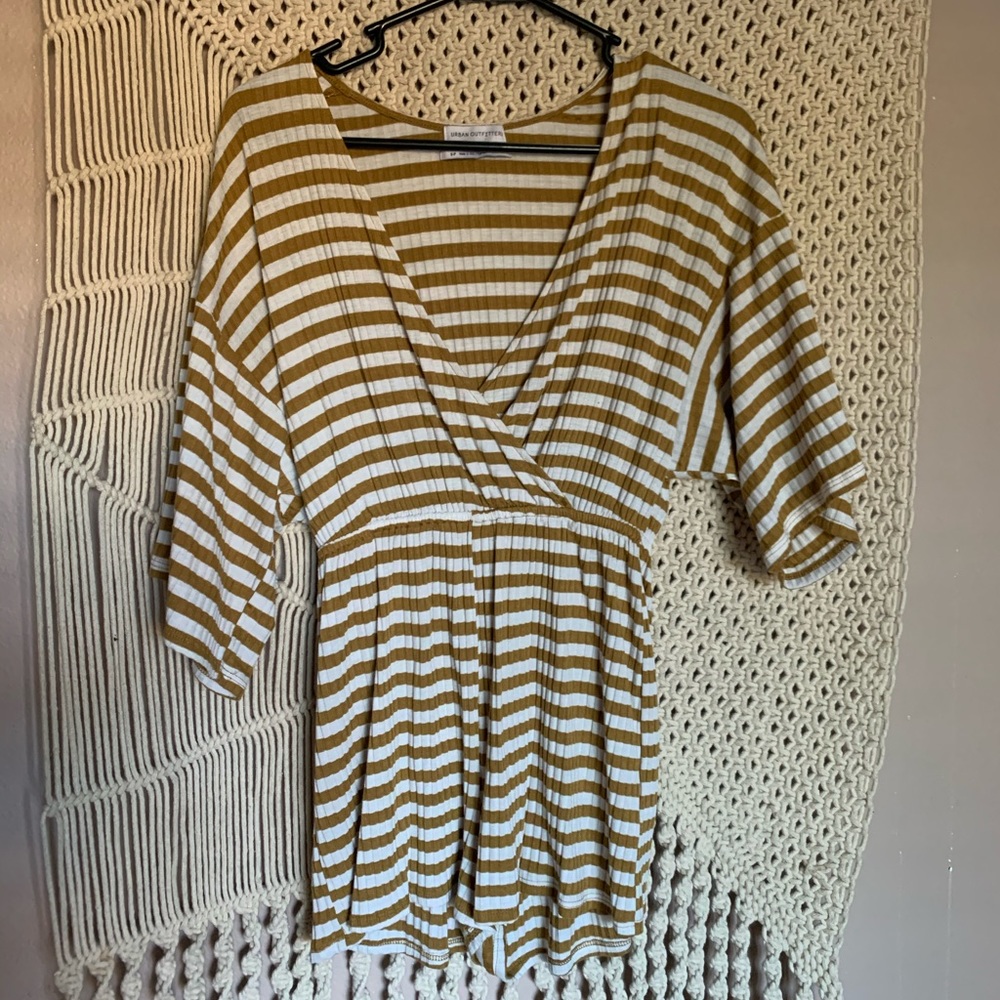 striped romper